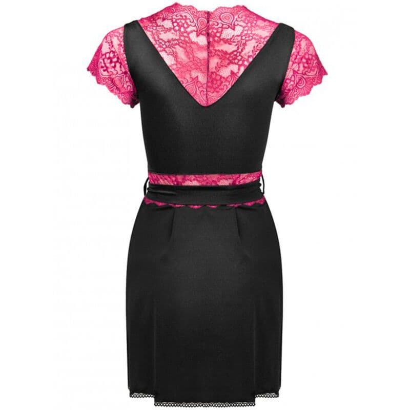 LIVCO CORSETTI FASHION - KUMIKO LC 90428 DRESSING GOWN + PANTY BLACK 4