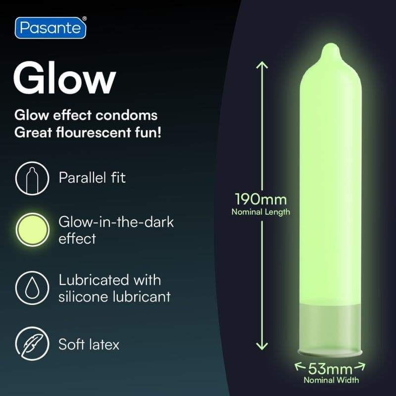 PASANTE - GLOW CONDOMS BAG 144 UNITS 3