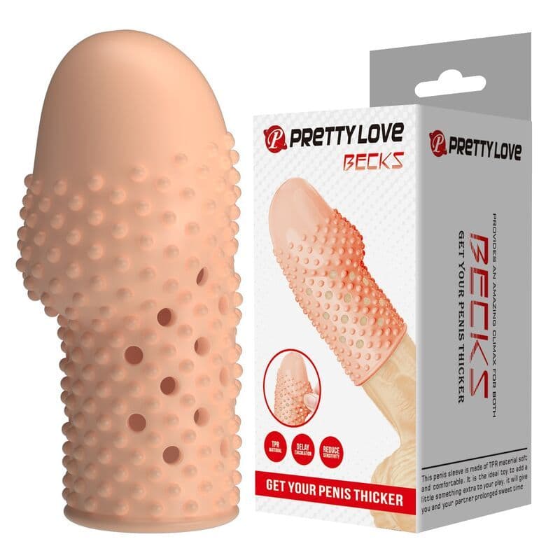 PRETTY LOVE - GEEK'S NAVLAKA ZA PENIS ZA DEBLJI PENIS PRIRODNA BOJA