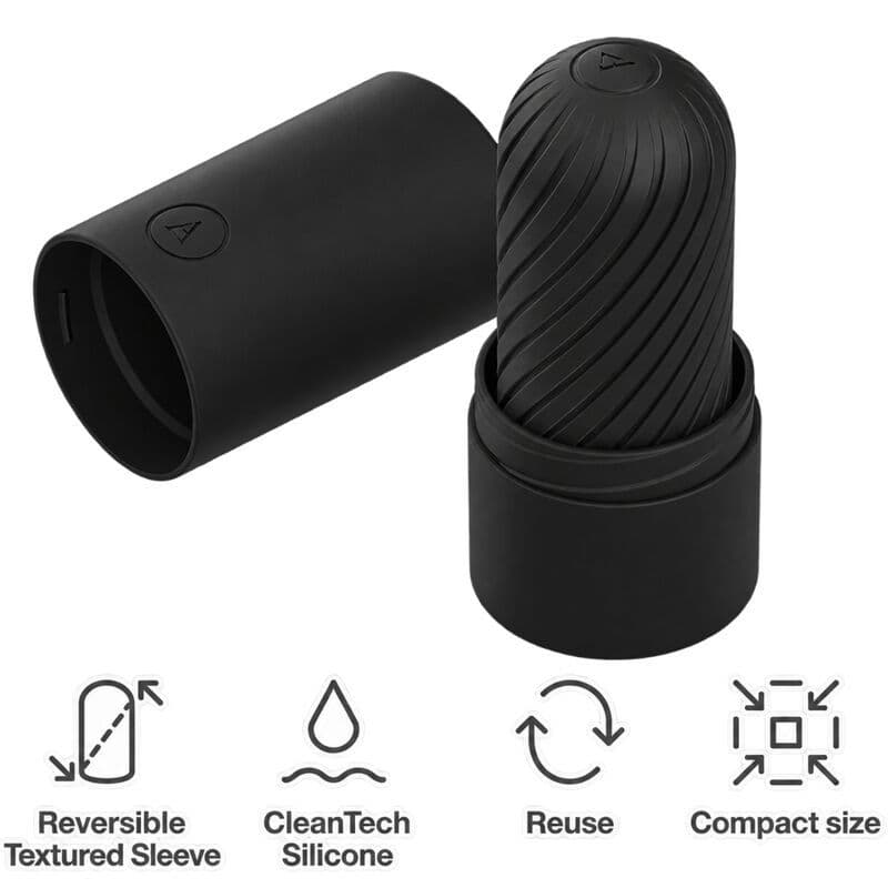 ARCWAVE - GHOST STROKER REVERSIBILE IN SILICONE NERO 4