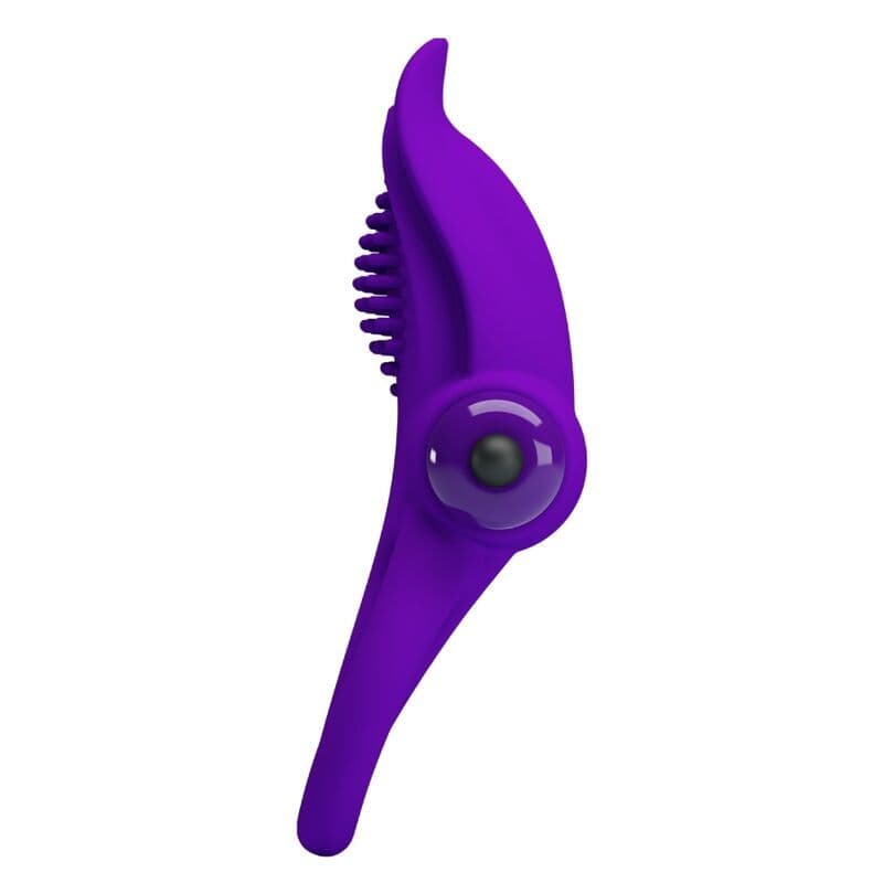 PRETTY LOVE - PURPLE VIBRATING PENIS RING 3