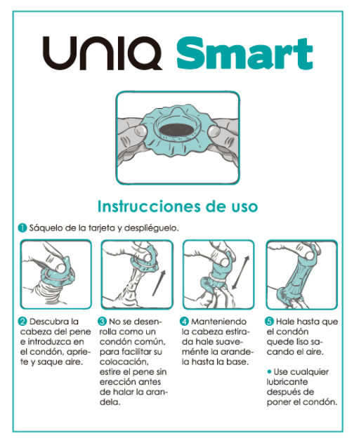 UNIQ - Smart Latex Free Pre-Erection Kondome 3er 2