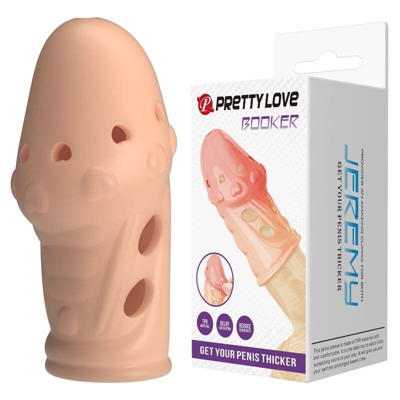 PRETTY LOVE - SOCKER TEKSTURIRANA NAVLAKA ZA PENIS PRIRODNA