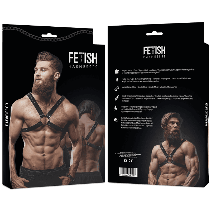 FETISH SUBMISSIVE ATTITUDE - HERREN-BRUSTGESCHIRR AUS ÖKOLEDER 2
