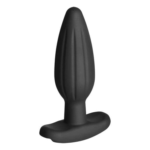 ELECTRASTIM - SILIKON SCHWARZ ROCKER BUTT PLUG MITTEL 2