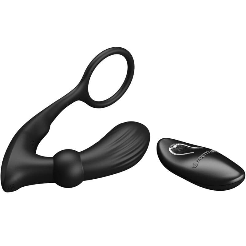 PRETTY LOVE - WARREN BLACK ANALRING & VIBRATOR 3