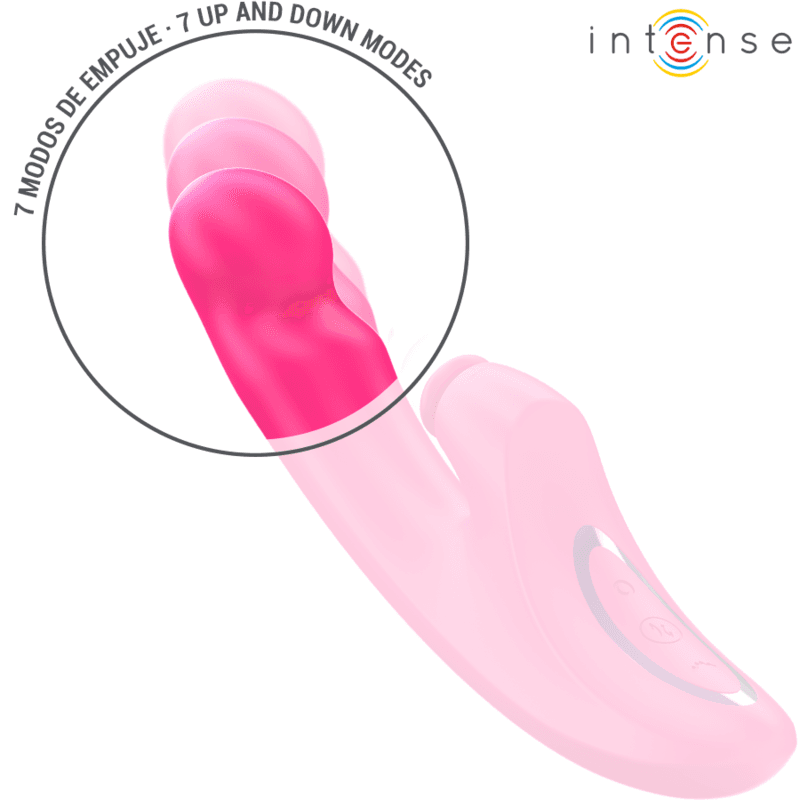 INTENSE - EMI VIBRATOR 13,5 CM VEČNAMENSKI 3 V 1 Z 10 VIBRACIJAMI ROZA 4