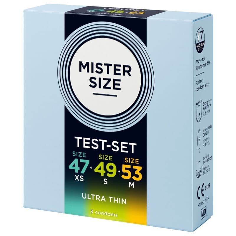 MISTER SIZE - Paket vzorec kondom velikost 47-49-53 mm (3 kosi) 3