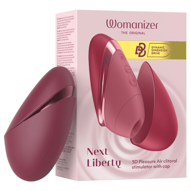 WOMANIZER - NEXT LIBERTY 3D PLEASURE AIR CLITORAL STIMULATOR BORDEAUX 2