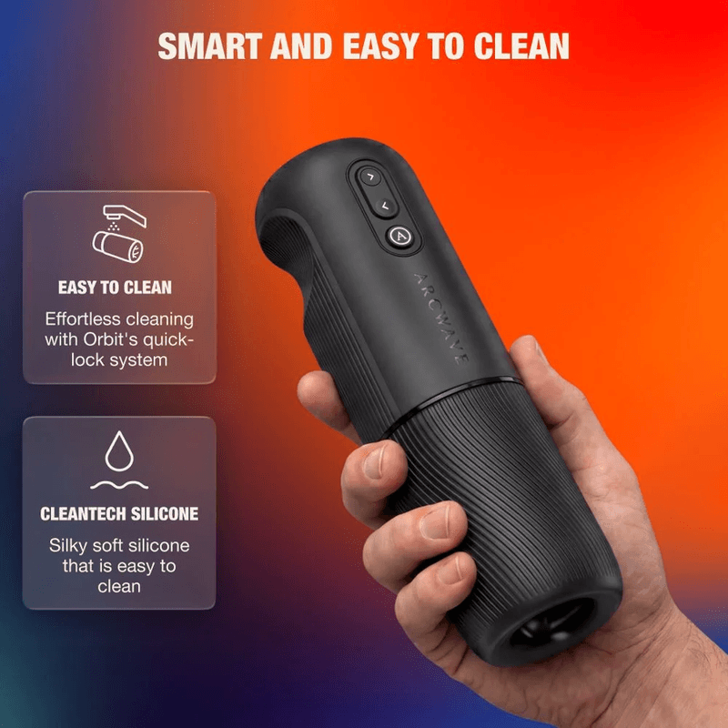 ARCWAVE - ORBIT MASTURBATORE MASCHILE ROTANTE A 360° CON CONTROLLO TRAMITE APP NERO 2