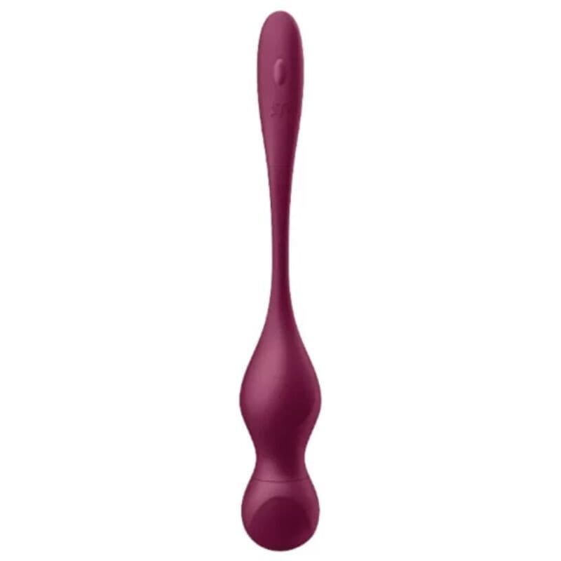 SATISFYER - LOVE BIRDS VARY VIBRIERENDE KUGELN KOSTENLOSE APP WEINROT 2