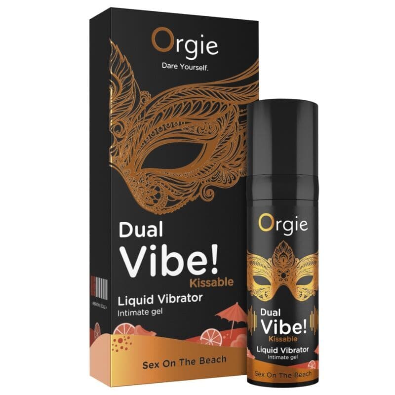 ORGIE - DUAL VIBE! SEX ON THE BEACH KISSABLE LIQUID VIBRATOR 15 ML 3