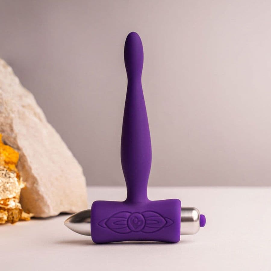 ROCKS- OFF - PETITE SENSATIONS TEAZER ANAL PLUG VIBRATOR PURPLE 2