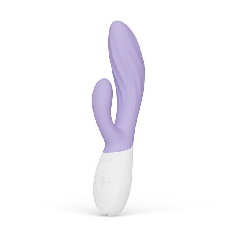 LELO - Ina Twist rabbit vibrator za G-točko in klitoris, sivka 2