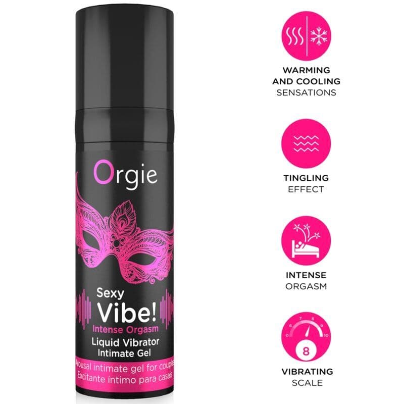 ORGIE - SEXY VIBE! INTENSE ORGASM MULTIPLE SENSATIONS INTIMATE GEL 15 ML