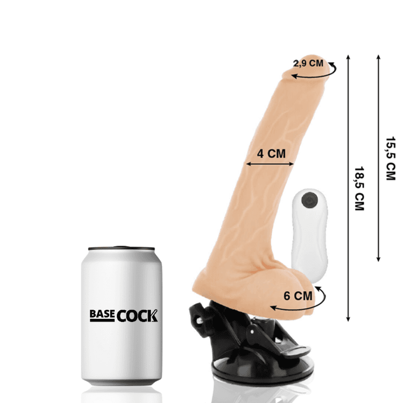 BASECOCK - REALISTIC ARTICULABLE REMOTE CONTROL FLESH 18.5 CM -O- 4 CM 2