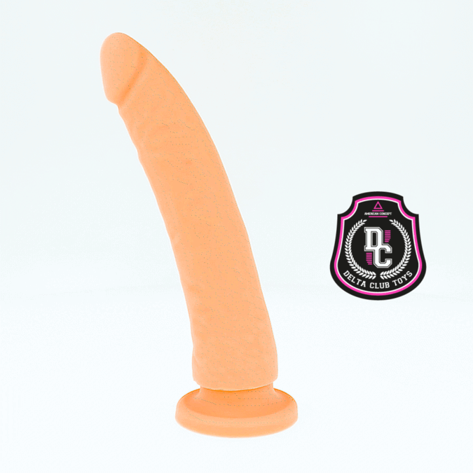 DELTA CLUB - TOYS NATÜRLICHER DILDO AUS MEDIZINISCHEM SILIKON 23 CM -O- 4.5 CM 3