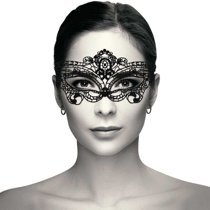 COQUETTE CHIC DESIRE - LACE MASK BLACK 2