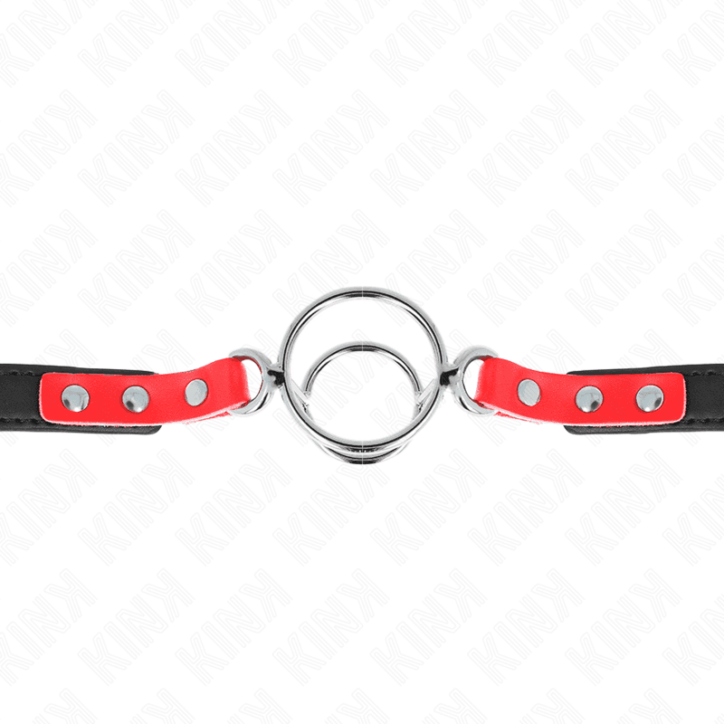 KINK - GAG CON O-RING MULTIPLI 4/4,8 CM ROSSO 38 X 56 CM 4