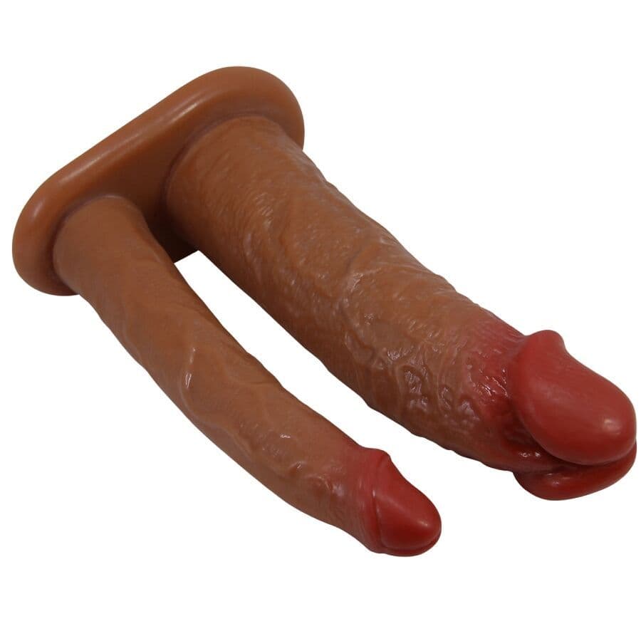 PRETTY LOVE - YAIRON DVOJNI OVOJ ZA PENIS S 4 CM PODALJŠKOM, MULAT 2