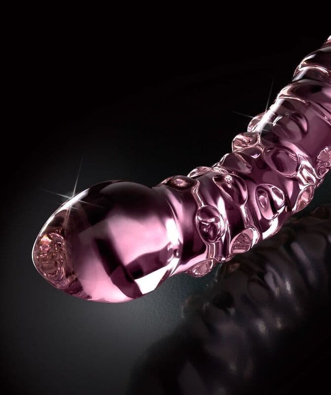 ICICLES - DVOSTRANI STAKLENI MASAŽNI DILDO BR. 55 4