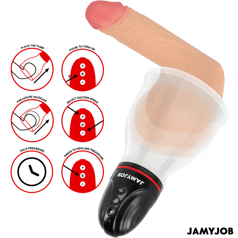 JAMYJOB - XPAND LITE AUTOMATIC TESTICLE PUMP 3 SUCTION LEVELS GREY 3
