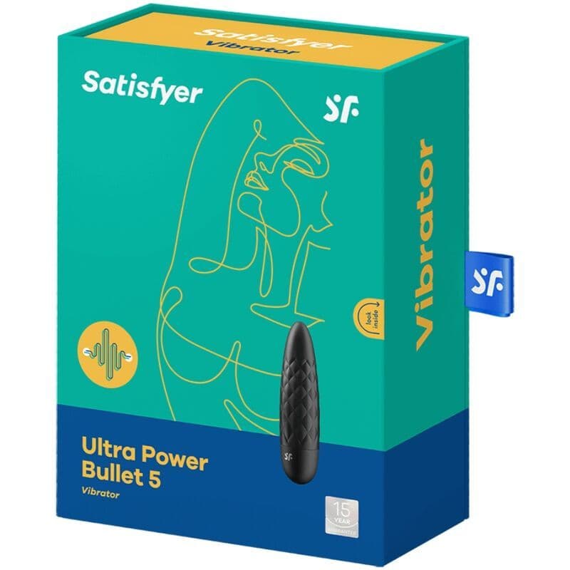 SATISFYER - VIBRATOR ULTRA POWER BULLET 5, CRNI 3