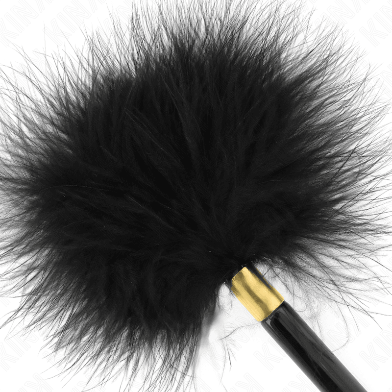 KINK - PIUME TICKLE IN METALLO ORO NERO 18 CM 4