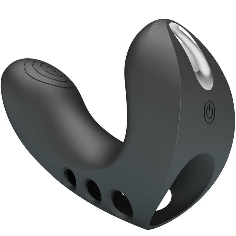 PRETTY LOVE - CAMELIA FINGER VIBRATOR 7 VIBRATIONS BLACK 2