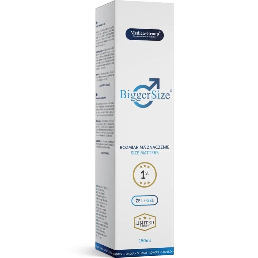 MEDICA GROUP - BIGGER SIZE INTIMNI GEL ZA MUŠKARCE 150 ML 2