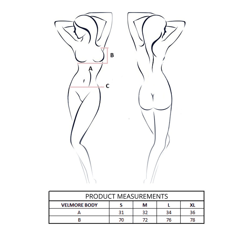 PASSION - BODY VELMORE VIJOLIČEN S/M 4
