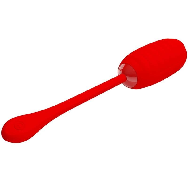 PRETTY LOVE - KIRK RECHARGEABLE VIBRATING EGG RED 3