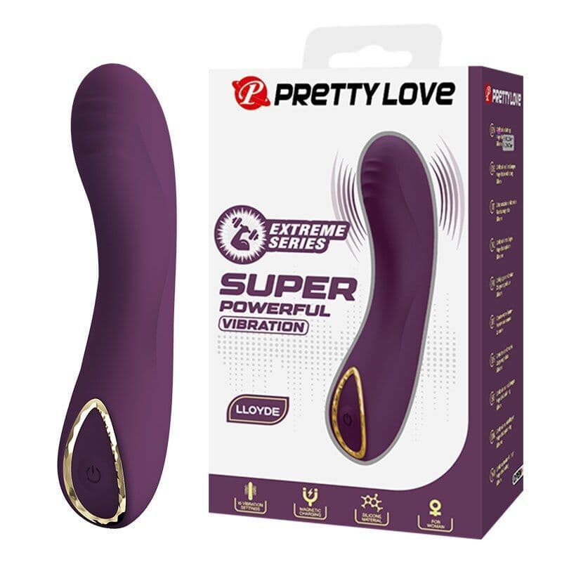 PRETTY LOVE - Lloyde punjivi vibrator 10 funkcija ljubičasti
