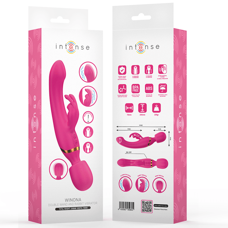 INTENSE - WINONA DOPPIO VIBRATORE CONIGLIO E BACCHETTA 4