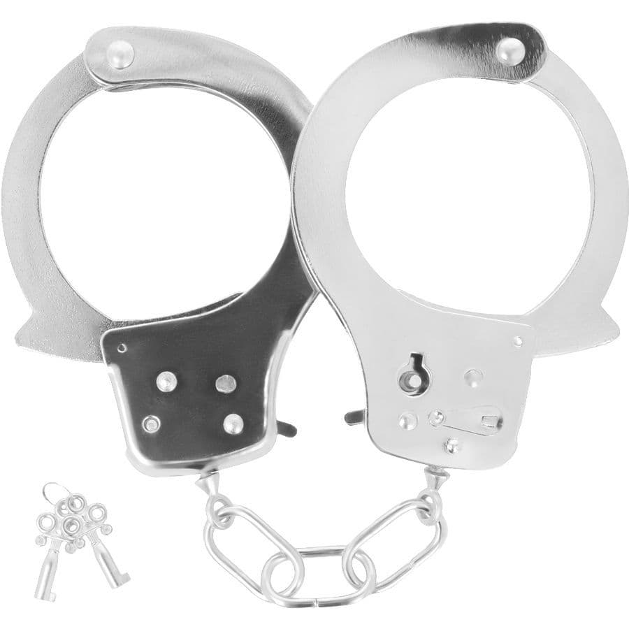 DARKNESS - METAL ANKLE HANDCUFFS WITH KEYS 3