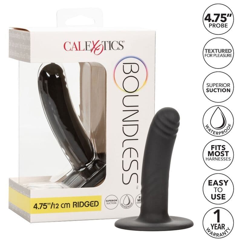CALEXOTICS - BOUNDLESS DILDO 12 CM COMPATIBLE WITH HARNESS 2