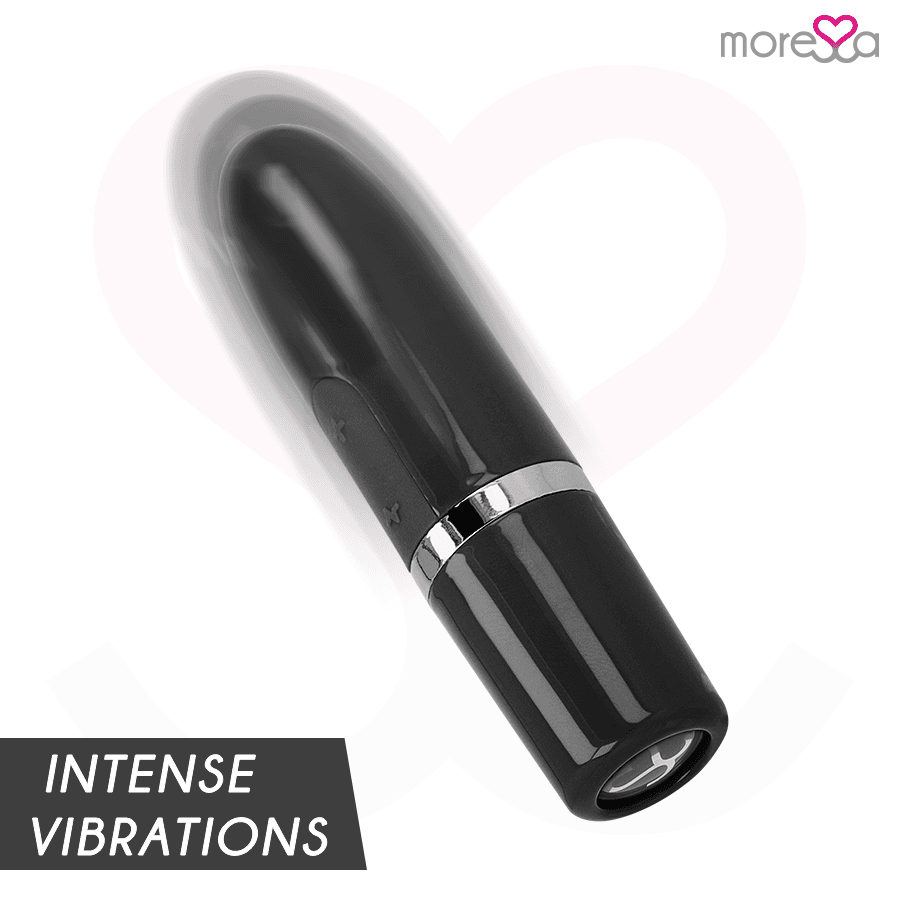 MORESSA - IVY POTOVALNI VIBRATOR IN STIMULATOR, ČRN 3