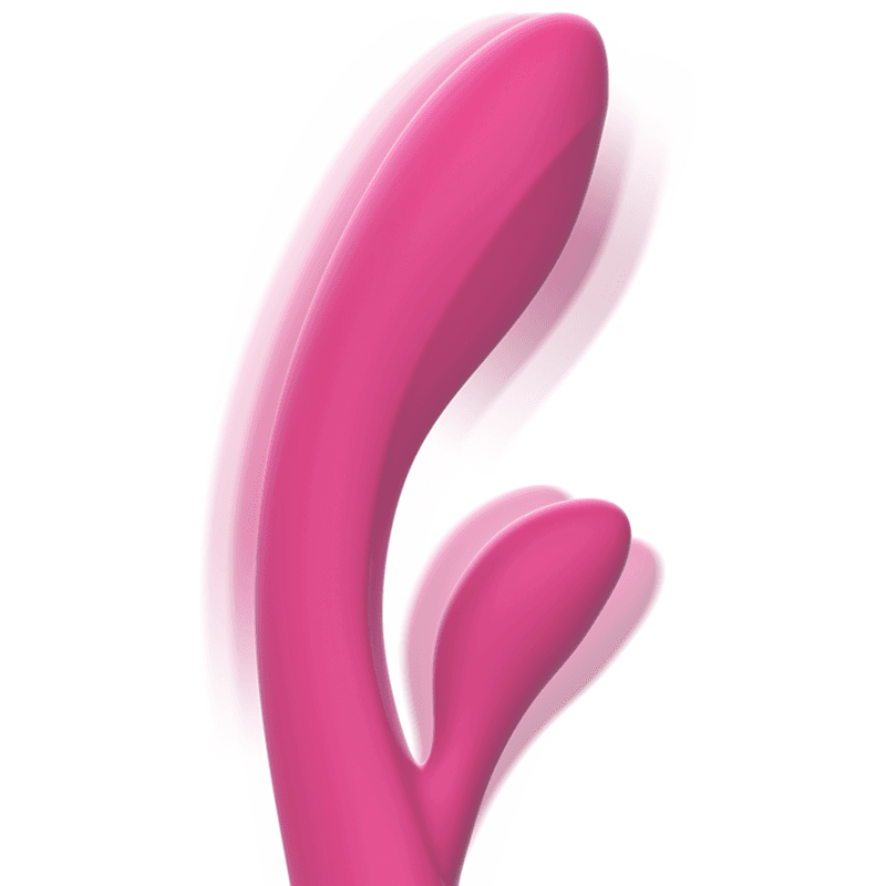 INTENSE - VIBRATORE LUIGI RABBIT SILICONE LIQUIDO ROSA 3