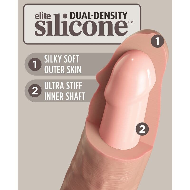 KING COCK - ELITE DILDO REALISTICO IN SILICONE 28 CM 4