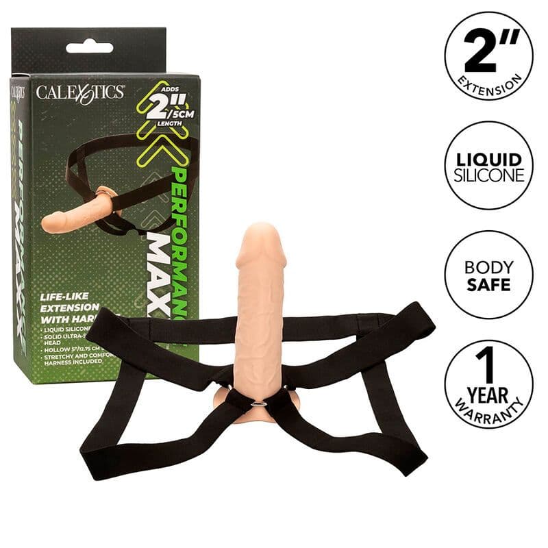 CALEXOTICS - PERFORMANCE MAXX LEBENSECHTE VERLNGERUNG MIT GURT, HELLE HAUT 2
