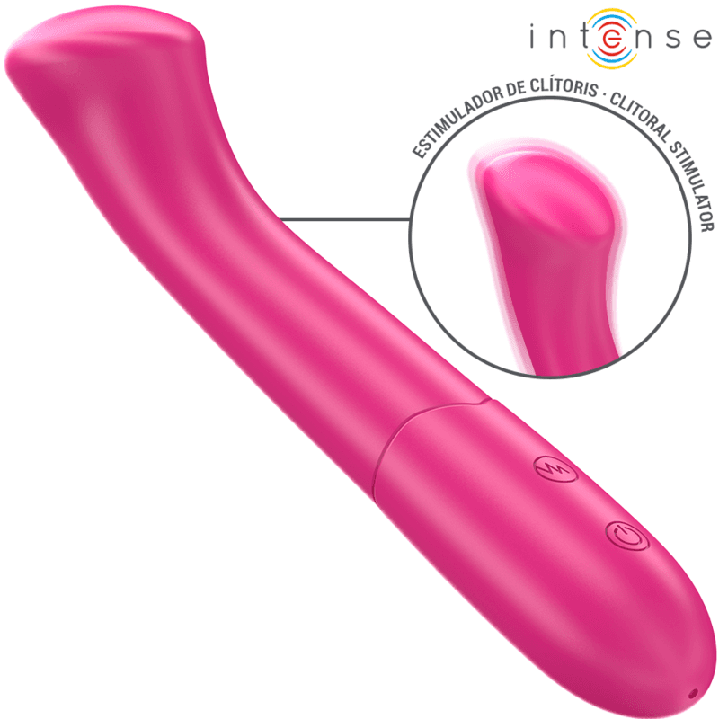 INTENSE - PATY VIBRATOR 19 CM FLEXIBEL 10 VIBRATIONEN MODELL 2 PINK 3