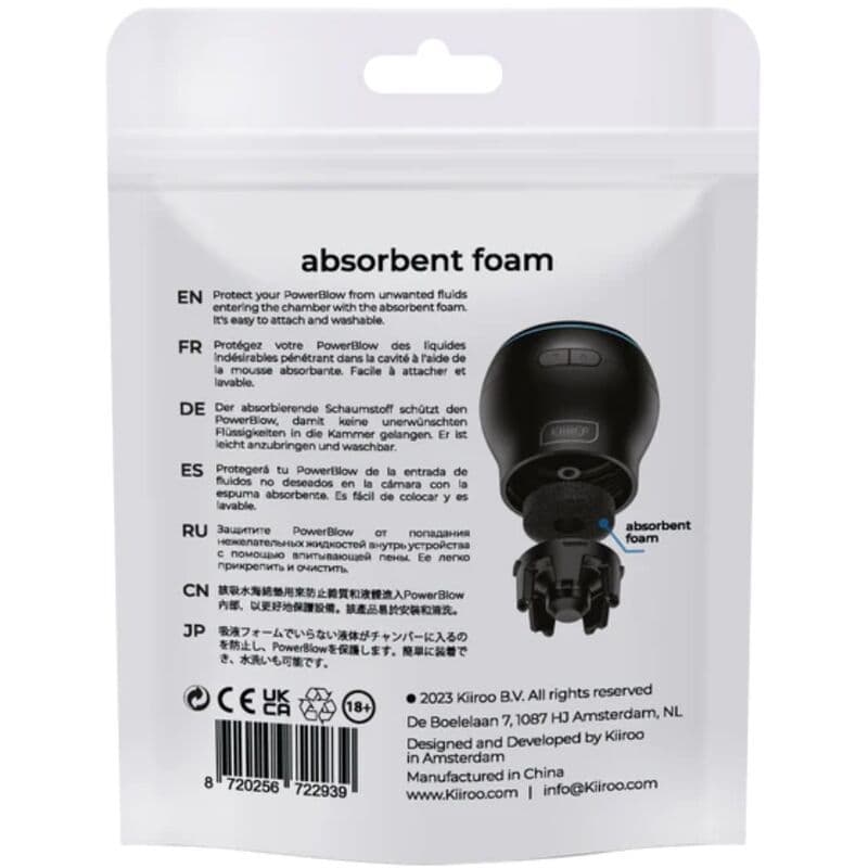 KIIROO - POWER BLOW SCHIUMA ASSORBENTE CONFEZIONE DA 5 3