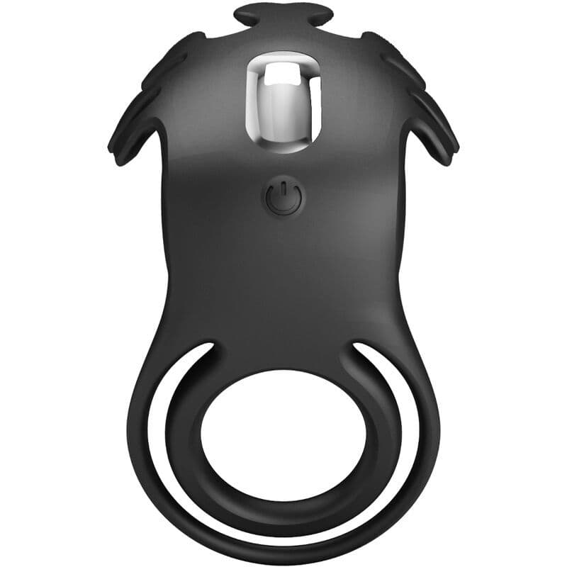 PRETTY LOVE - RUBEN VIBRATOR RING 7 VIBRATIONS BLACK SILICONE 4