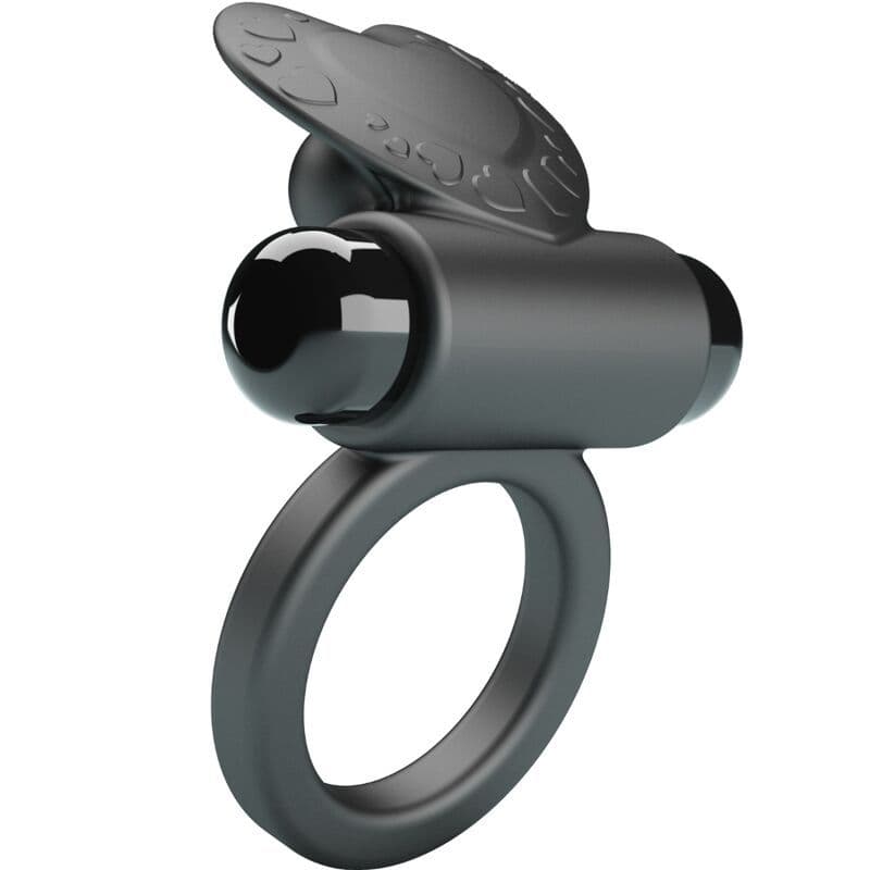 PRETTY LOVE - DEBONAIRE VIBRATING RING RABBIT 10 VIBRATIONS BLACK 3
