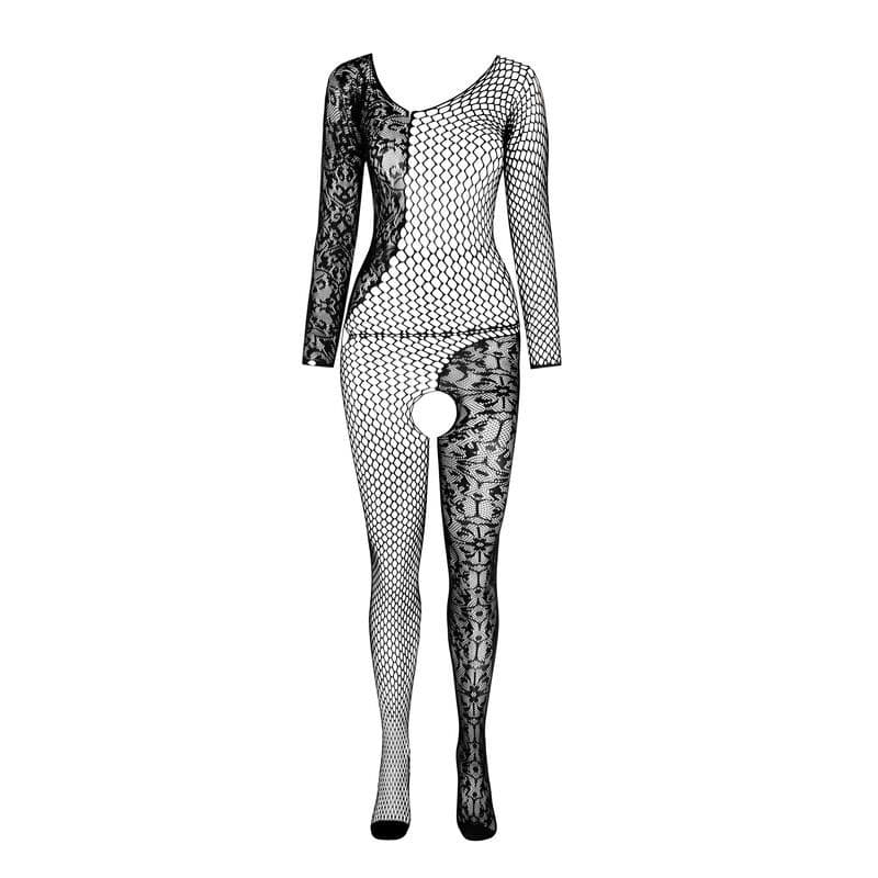 PASSION - BS 107 BODYSTOCKING SCHWARZ EINE GRÖSSE 4