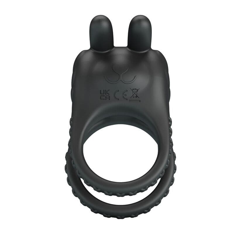 PRETTY LOVE - SINI RECHARGEABLE VIBRATING COCK RING 10 FUNCTIONS BLACK 2