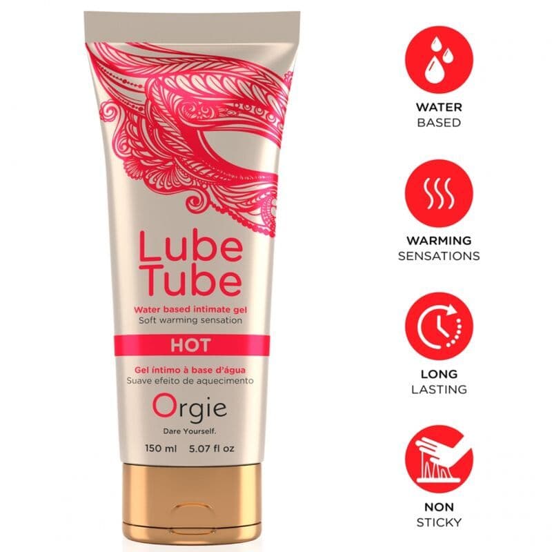 ORGIE - Lube Tube Hot zagrijavajući intimni gel na vodenoj osnovi, 150 ML
