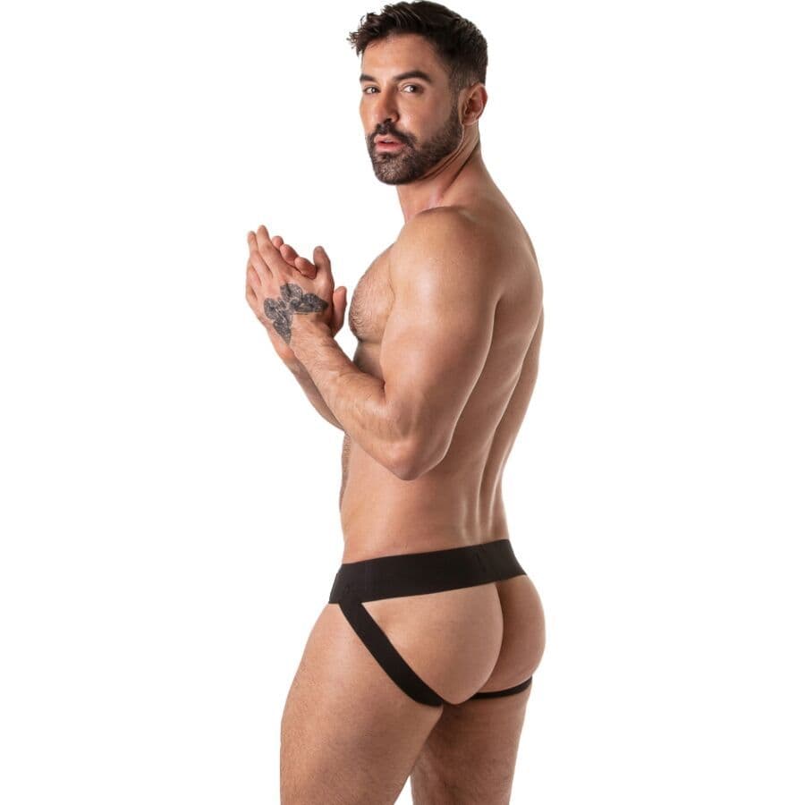 LOCKER GEAR - Jockstrap sa širokim elastičnim trakama, crvena, M 2