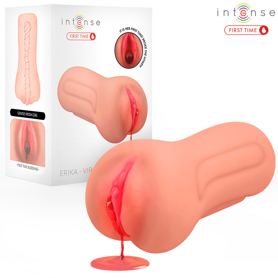 INTENSE FIRST TIME - ERIKA VIRGIN MASTURBATOR WITH BLEEDING 2
