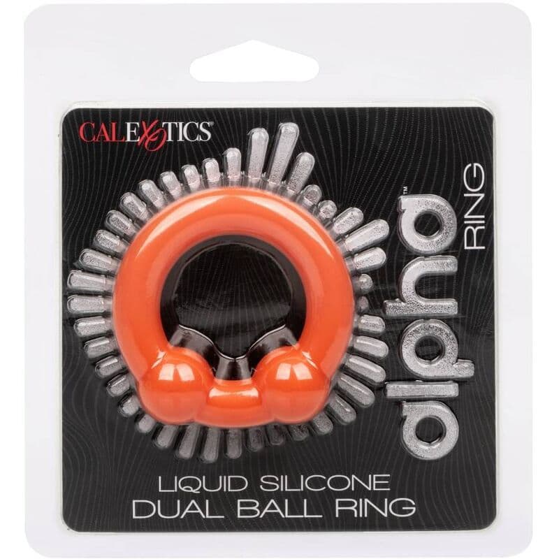 CALEXOTICS - Alpha Doppelball-Ring Orange 2